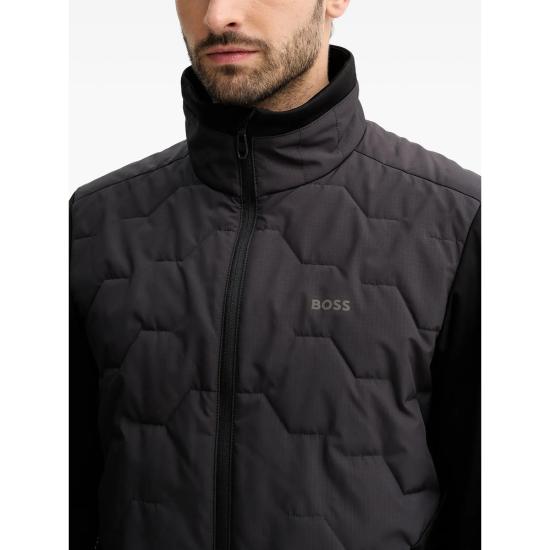 26SS 보스 패딩 50551104 001 BLACK GREY - BOSS