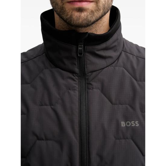 26SS 보스 패딩 50551104 001 BLACK GREY - BOSS