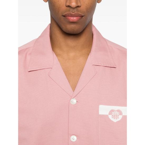 26SS 보디 긴팔 셔츠 MRS26SH035 PINWH PINK WHITE - BODE