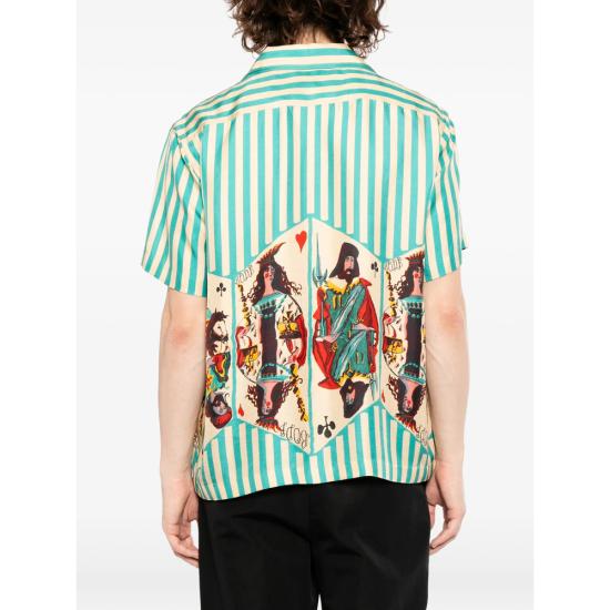 26SS 보디 반팔 셔츠 MRS26SH032 MULTI GREEN NEUTRALS - BODE