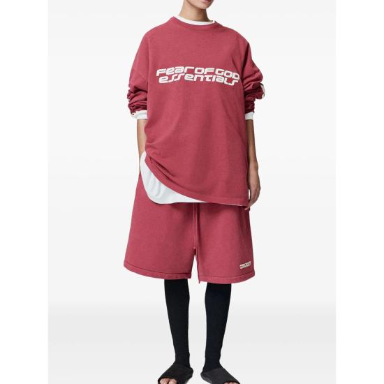 26SS 피어오브갓 긴팔 티셔츠 125HO254572F CRIMS RED - FEAR OF GOD