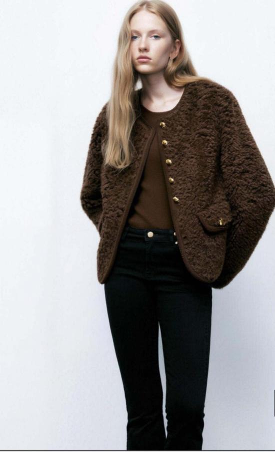  LADYBIRD 가디건 레이디버드 케이트 텍스처드  브라운