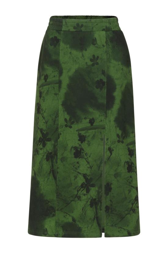  언타이틀드 인 모션 미디 스커트 제목 없음 인 모션 브리짓 스웨트 스커트 Faskomilo/그린