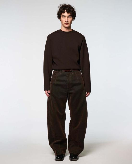  오마르 아프리디 스트레이트 팬츠 OA AW25 TRS 103 02 BROWN - OMAR AFRIDI
