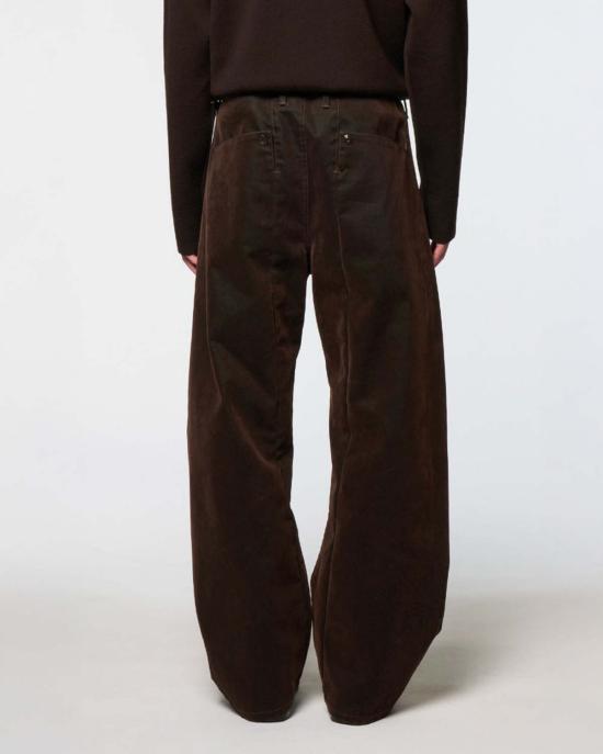  오마르 아프리디 스트레이트 팬츠 OA AW25 TRS 103 02 BROWN - OMAR AFRIDI