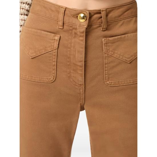 26SS 엘리자베타프랜치 데님 팬츠 PJ22N61E2 AI6 BROWN - ELISABETTA FRANCHI