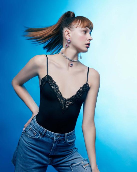  주미 림 이어링 핑크 스프리츠 클립 - JOOMI LIM