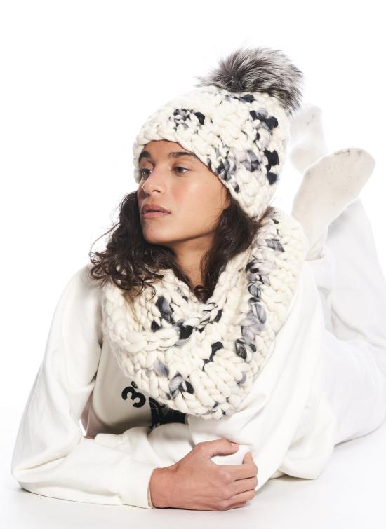  Mischa Lampert 모자 미샤 램펫 라이트 플로럴 비니 폼스터 + 실버 폭스 XL 폼 - OTHER BRANDS