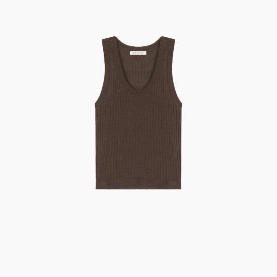  마스콥 민소매 티셔츠 매스코브 마혼 니트 탱크탑 - MASSCOB