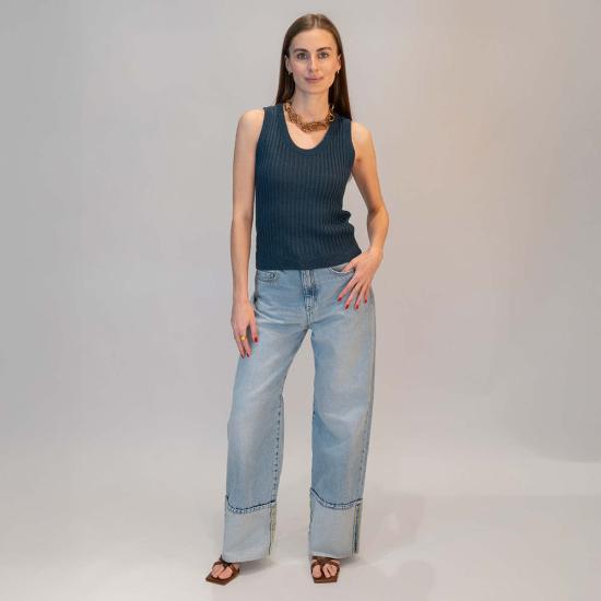  마스콥 민소매 티셔츠 매스코브 마혼 니트 탱크탑 - MASSCOB