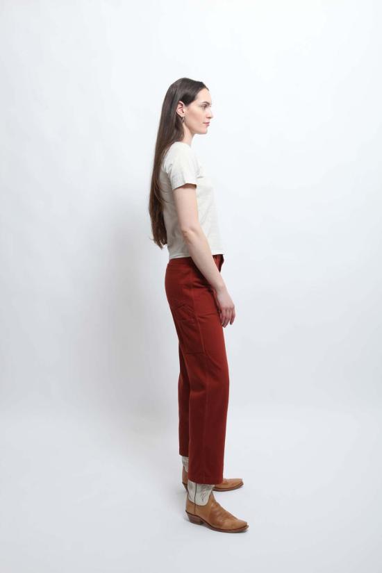  Gravel & Gold 스트레이트 팬츠 그래블 & 골드 페인터 팬츠 루이보스 - OTHER BRANDS