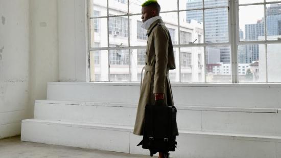  디파인트 트렌치 코트 디파이언트 시그니처 트렌치 밀리터리 그린 - DFYNT