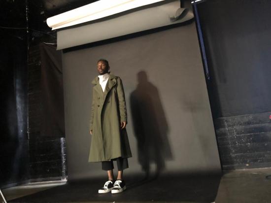  디파인트 트렌치 코트 디파이언트 시그니처 트렌치 밀리터리 그린 - DFYNT