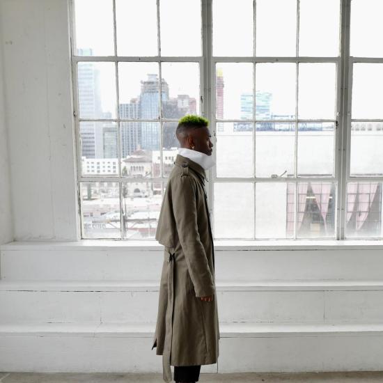  디파인트 트렌치 코트 디파이언트 시그니처 트렌치 밀리터리 그린 - DFYNT