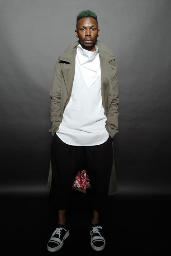  디파인트 트렌치 코트 디파이언트 시그니처 트렌치 밀리터리 그린