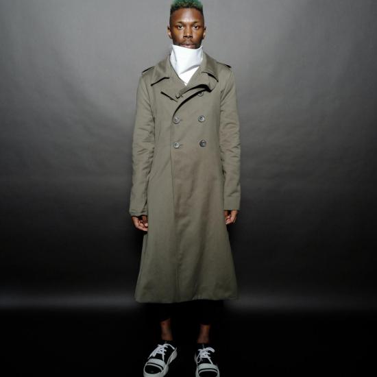  디파인트 트렌치 코트 디파이언트 시그니처 트렌치 밀리터리 그린 - DFYNT
