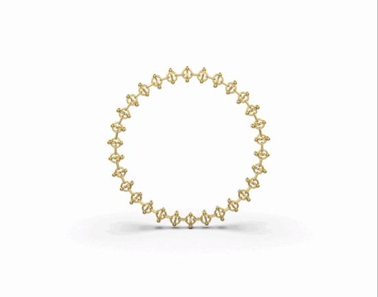  한나 주웻 목걸이/팬던트 한나 주엣 루프홀 네크리스 골드 - HANNAH JEWETT