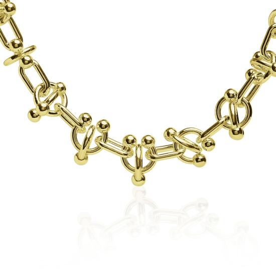  한나 주웻 목걸이/팬던트 한나 주엣 루프홀 네크리스 골드 - HANNAH JEWETT