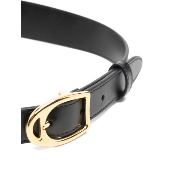 25FW 구찌 오버사이즈 홀스빗 벨트 847119 0YA0G 1000 BLACK - GUCCI