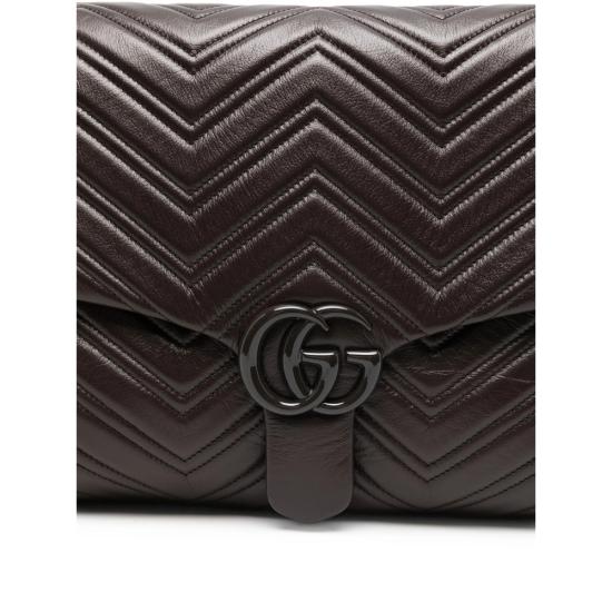 25FW 구찌 GG 마몽 맥시 숄더백 850653 AAFS1 2019 BROWN - GUCCI
