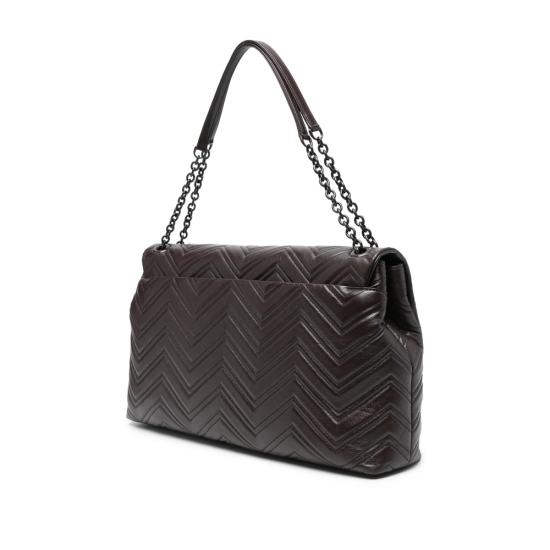 25FW 구찌 GG 마몽 맥시 숄더백 850653 AAFS1 2019 BROWN - GUCCI