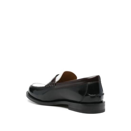 25FW 구찌 로퍼 831274 AAE2Y 9142 BLACK WHITE - GUCCI