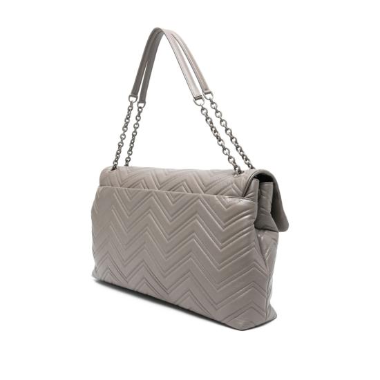 25FW 구찌 GG 마몽 맥시 숄더백 850653 AAFS1 1242 GREY - GUCCI