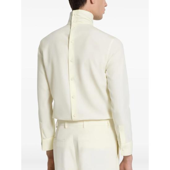 25FW 구찌 테크니컬 파나마 셔츠 850332 ZAFKB 9001 NEUTRALS - GUCCI