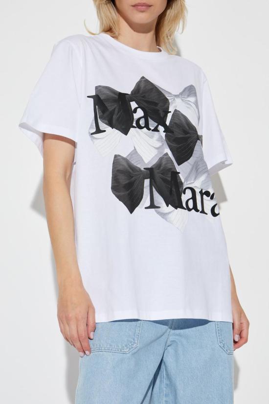  막스마라 반팔 티셔츠 맥스 마라 티셔츠 (세쿼이아 프린트) - MAX MARA