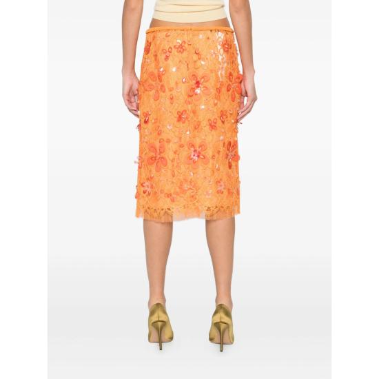 25FW 구찌 스커트 845079 ZATM3 7005 ORANGE - GUCCI