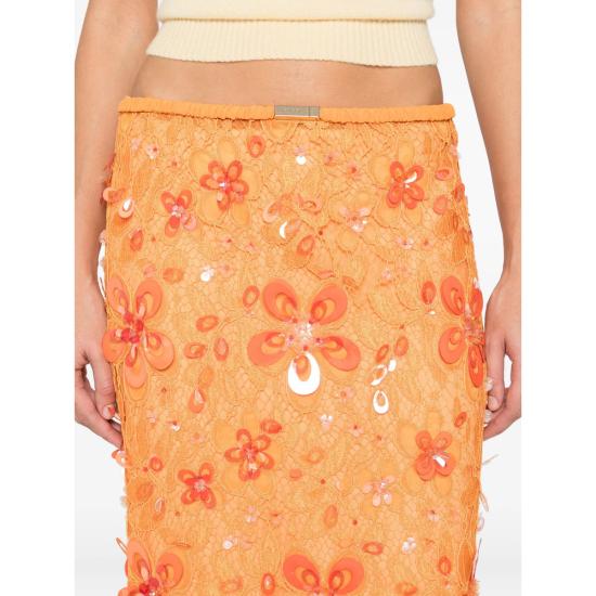 25FW 구찌 스커트 845079 ZATM3 7005 ORANGE - GUCCI