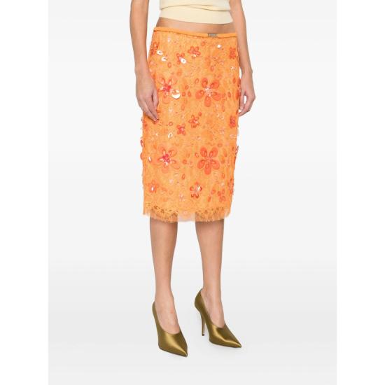 25FW 구찌 스커트 845079 ZATM3 7005 ORANGE - GUCCI