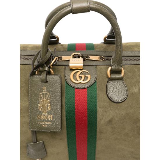 25FW 구찌 사보이 미디움 더플백 834460 AAE1D 3055 GREEN RED - GUCCI