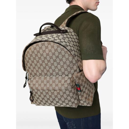 25FW 구찌 미디움 GG 백팩 824624 FAEHZ 9795 NEUTRALS BROWN - GUCCI