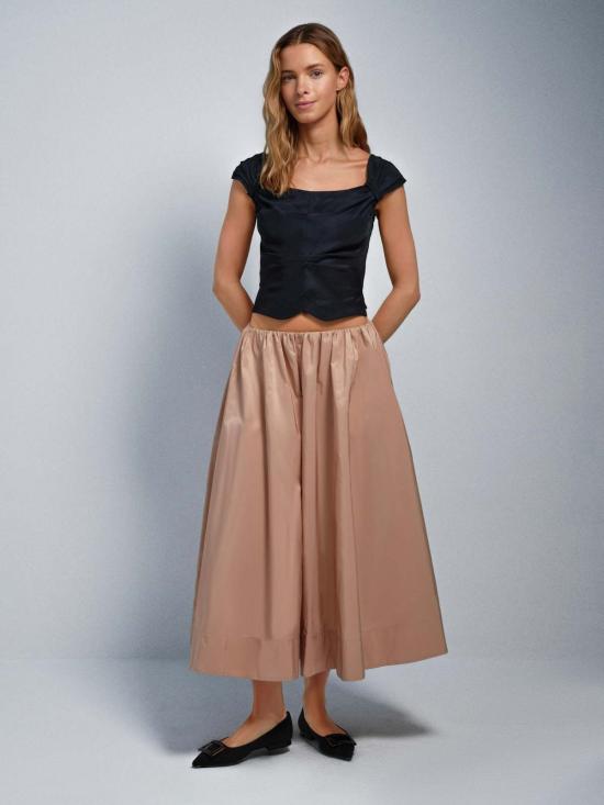  설리번 롱 스커트 타프타 스커트 - SULLIVAN