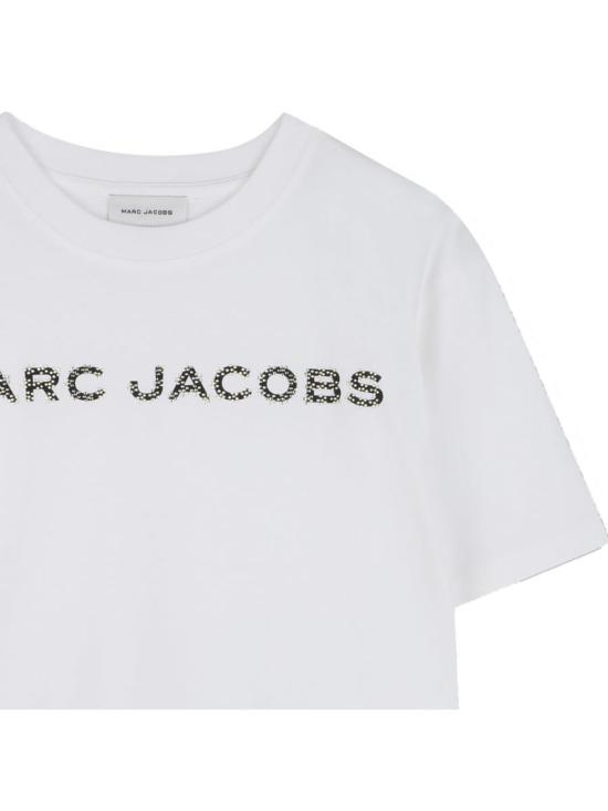 [키즈] 마크제이콥스 트레이닝 상의 마크 제이콥스 아동용 티셔츠 화이트 - MARC JACOBS