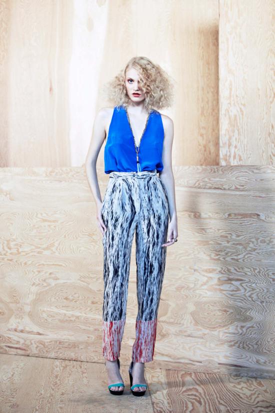  H. Fredriksson 스트레이트 팬츠 H. 프레드릭손 웨이브 팬츠