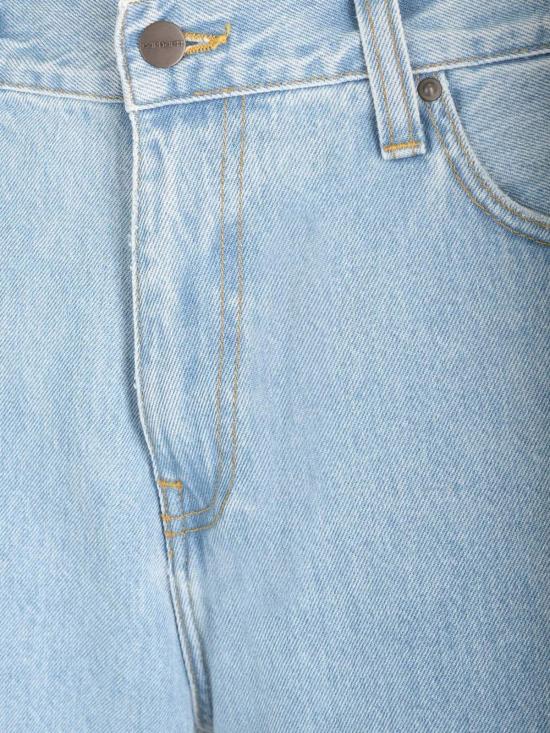  칼하트 데님 팬츠 카하트 아론 배기 진 블루 스톤 블리치드 팬츠 - CARHARTT