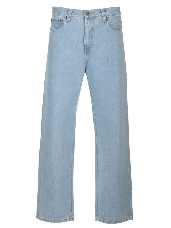  칼하트 데님 팬츠 카하트 아론 배기 진 블루 스톤 블리치드 팬츠