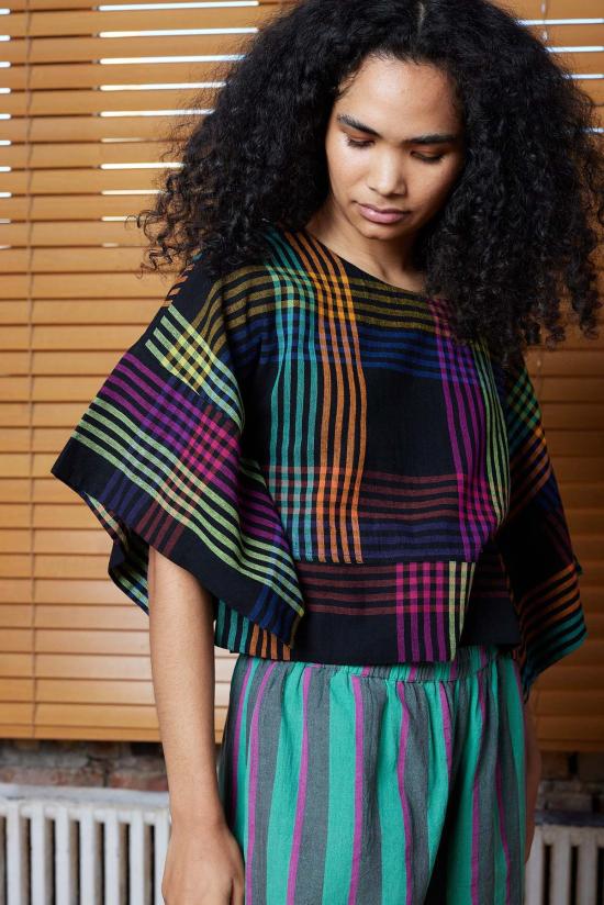  루주타 셰스 블라우스 미라 탑 파이어플라이 체스 - RUJUTA SHETH