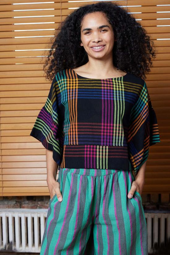  루주타 셰스 블라우스 미라 탑 파이어플라이 체스