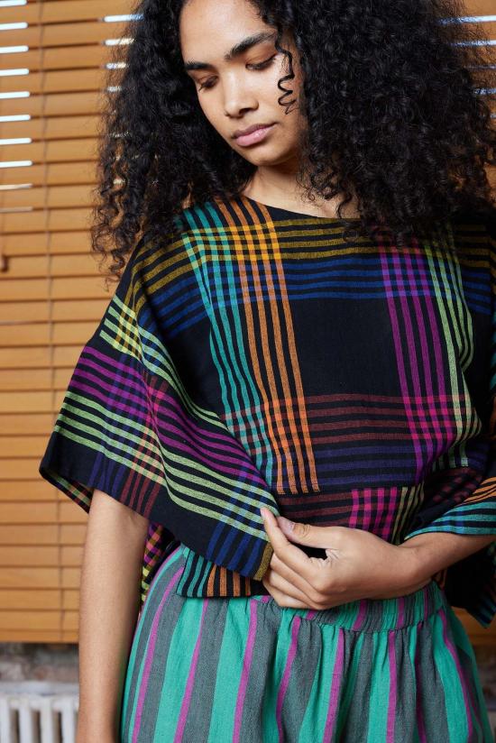  루주타 셰스 블라우스 미라 탑 파이어플라이 체스 - RUJUTA SHETH