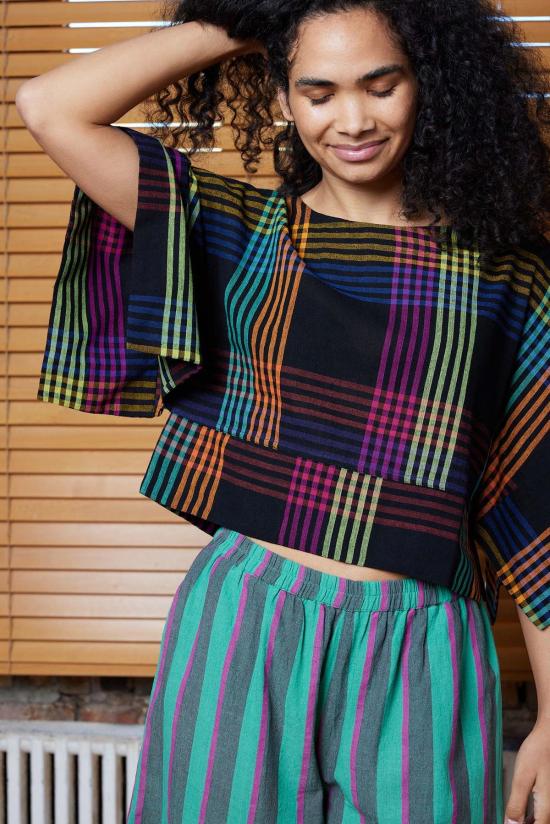  루주타 셰스 블라우스 미라 탑 파이어플라이 체스 - RUJUTA SHETH