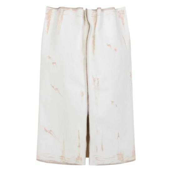 25FW 프라다 미디 스커트 51928 S OOO 18DD F0009 WHITE - PRADA