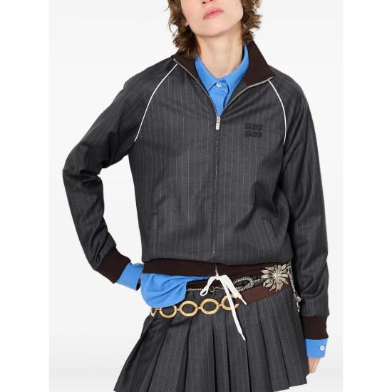 25FW 미우미우 숏 스커트 MG2529 S OOO 174X F0480 GREY - MIU MIU