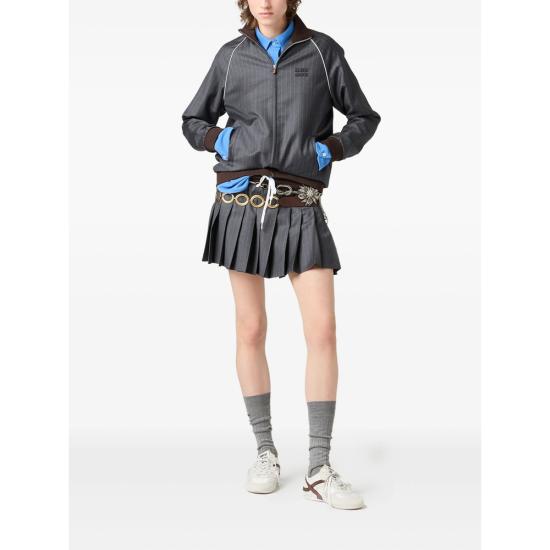 25FW 미우미우 숏 스커트 MG2529 S OOO 174X F0480 GREY - MIU MIU