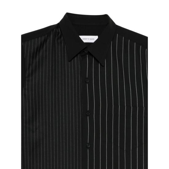 25FW 어니스트 더블유 베이커 셔츠 SH33 AM41 BLKWH BLACK - ERNEST W. BAKER