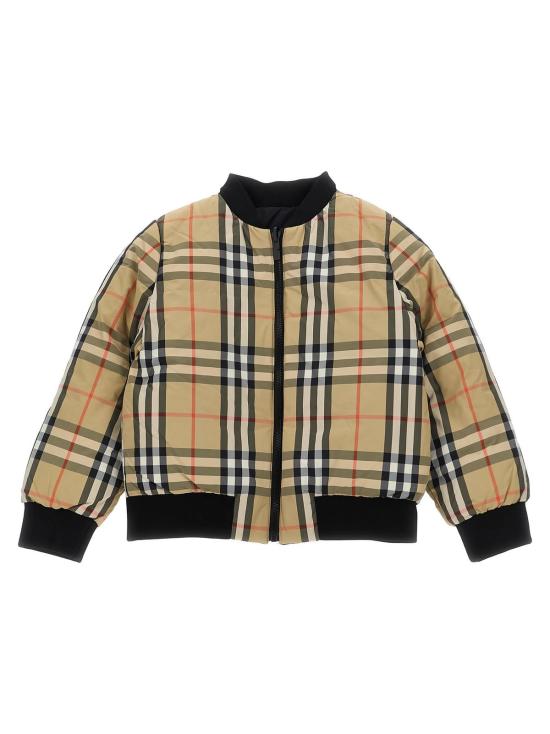  [키즈] 버버리 자켓 키즈  2 in 1 브래디 파카 멀티컬러 - BURBERRY