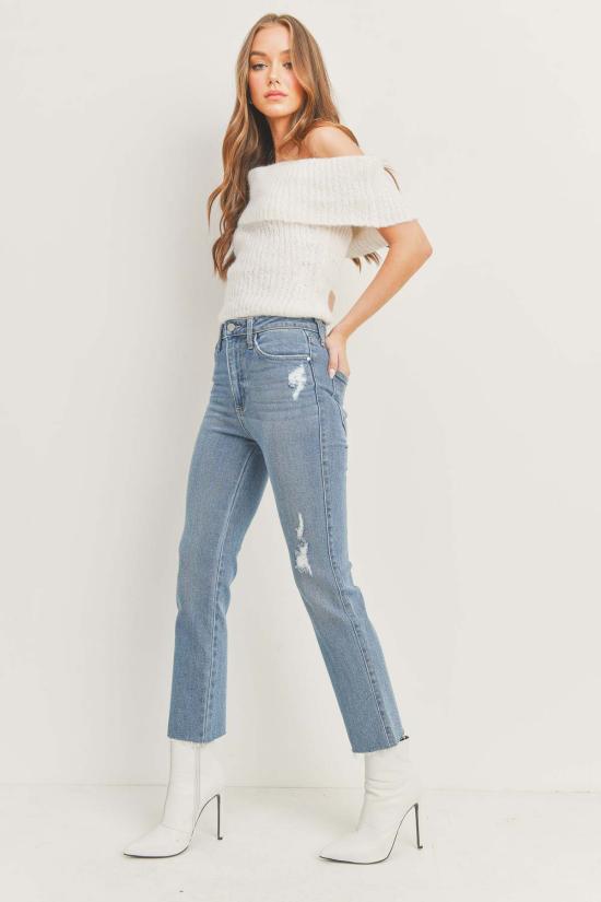  저스트 블랙 데님 데님 팬츠 캐주얼 프라이데이 진 최종 세일 - JUST BLACK DENIM