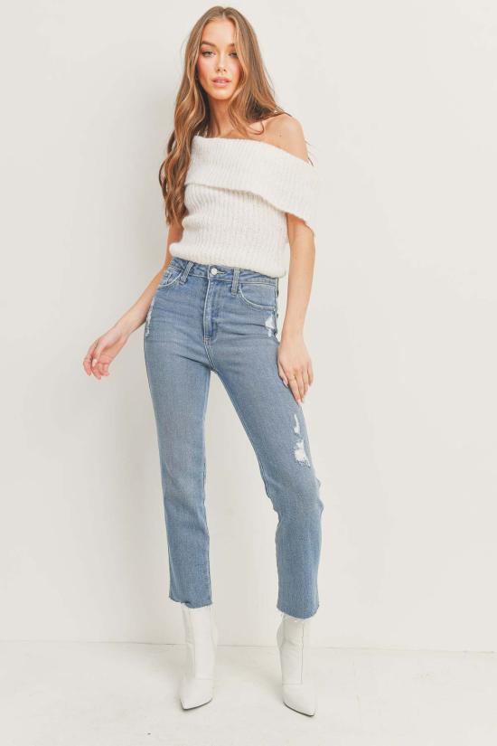  저스트 블랙 데님 데님 팬츠 캐주얼 프라이데이 진 최종 세일 - JUST BLACK DENIM